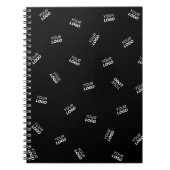 Jedes Logo oder hochgeladenes Bild | Muster Notizblock (Vorderseite)