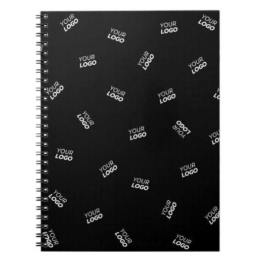 Jedes Logo oder hochgeladenes Bild | Muster Notizblock (Vorderseite)