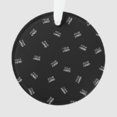 Jedes Logo oder hochgeladenes Bild | Muster Ornament (Vorderseite)