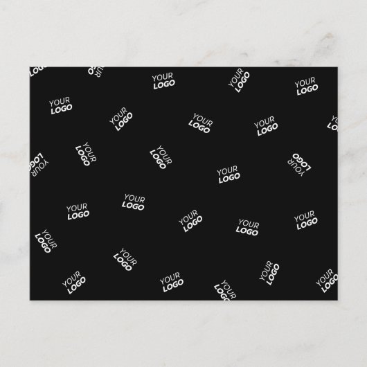 Jedes Logo oder hochgeladenes Bild | Muster Postkarte (Vorderseite)