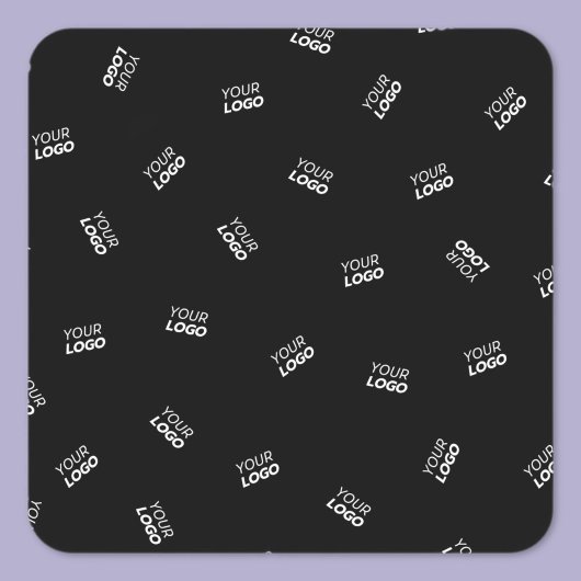Jedes Logo oder hochgeladenes Bild | Muster Quadratischer Aufkleber