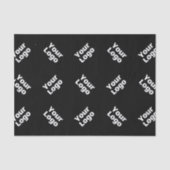 Jedes Logo oder hochgeladenes Bild | Muster Seidenpapier (Vorderseite)