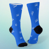 Jedes Logo oder hochgeladenes Bild | Muster Socken