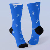 Jedes Logo oder hochgeladenes Bild | Muster Socken