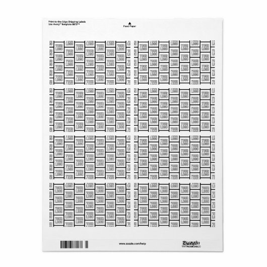 Jedes Logo oder jedes Bildwiederholmuster (Vorne)