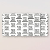 Jedes Logo oder jedes Bildwiederholmuster Banner