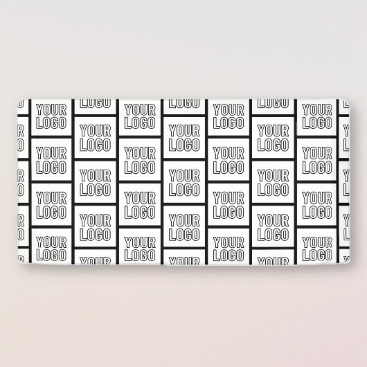 Jedes Logo oder jedes Bildwiederholmuster Banner