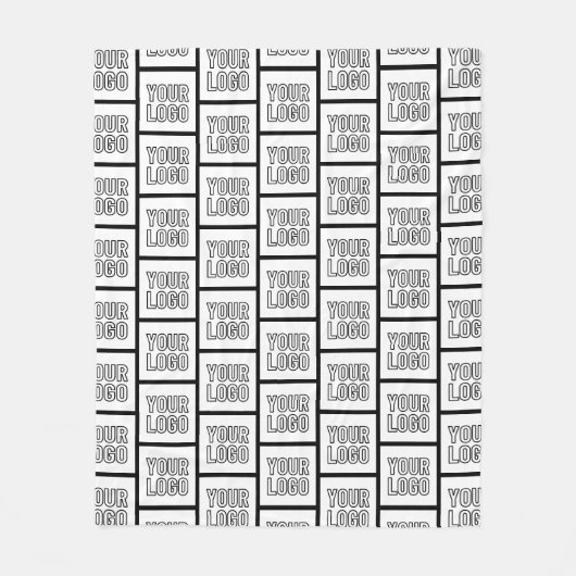 Jedes Logo oder jedes Bildwiederholmuster Fleecedecke (Vorderseite)