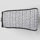 Jedes Logo oder jedes Bildwiederholmuster Golf Headcover (Vorderseite)