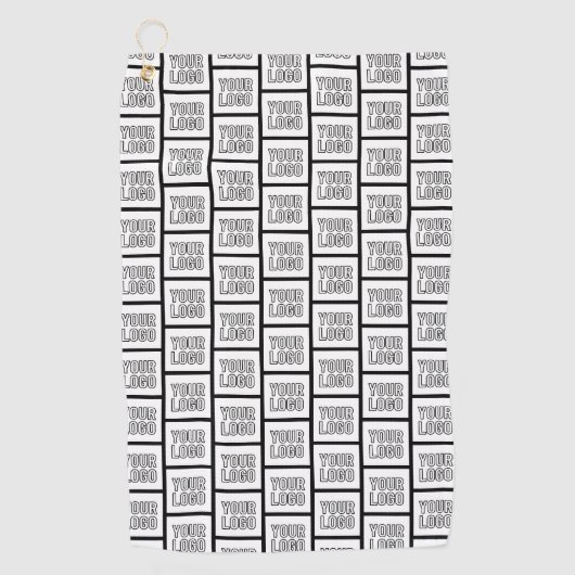 Jedes Logo oder jedes Bildwiederholmuster Golfhandtuch (Vorderseite)