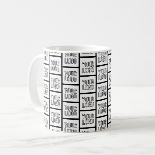 Jedes Logo oder jedes Bildwiederholmuster Kaffeetasse (Vorderseite Links)