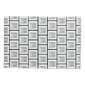 Jedes Logo oder jedes Bildwiederholmuster Kissenbezug (Rückseite)