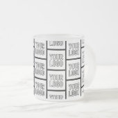 Jedes Logo oder jedes Bildwiederholmuster Mattglastasse (VorderseiteRechts)