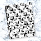 Jedes Logo oder jedes Bildwiederholmuster Notizblock