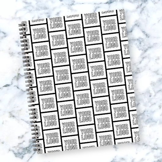 Jedes Logo oder jedes Bildwiederholmuster Notizblock