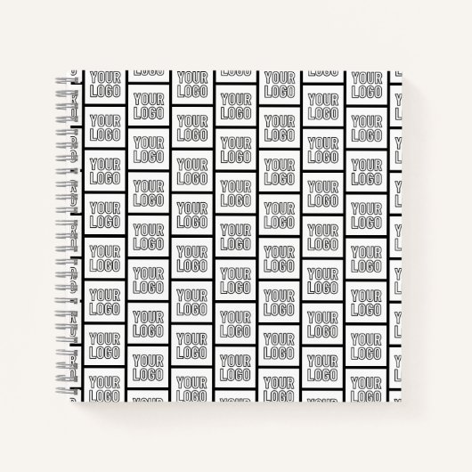 Jedes Logo oder jedes Bildwiederholmuster Notizblock (Vorderseite)