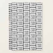 Jedes Logo oder jedes Bildwiederholmuster Planer (Vorderseite)