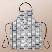 Jedes Logo oder jedes Bildwiederholmuster Schürze