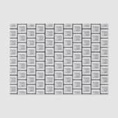 Jedes Logo oder jedes Bildwiederholmuster Seidenpapier (Vorderseite)