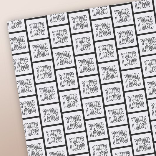 Jedes Logo oder jedes Bildwiederholmuster Seidenpapier