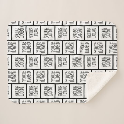 Jedes Logo oder jedes Bildwiederholmuster Sherpadecke (Vorderseite (Horizontal))