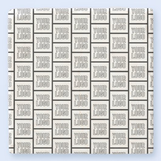 Jedes Logo oder jedes Bildwiederholmuster Steinuntersetzer