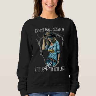 Jedes Mädchen braucht ein kleinen Riss in ihrer Je Sweatshirt