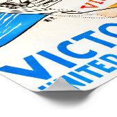 Jedes Mädchen, das für das Sieggebäck zieht Poster (Ecke)