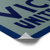 Jedes Mädchen, das für den Sieg zieht Poster (Ecke)