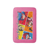 Jedes Mädchen ist ein Super-Held Badematte (Vorderseite Vertikal)