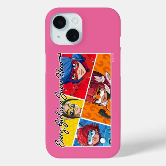 Jedes Mädchen ist ein Super-Held Case-Mate iPhone Hülle (Rückseite)