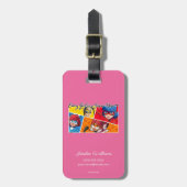 Jedes Mädchen ist ein Super-Held Gepäckanhänger (Vorderseite vertikal)