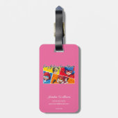 Jedes Mädchen ist ein Super-Held Gepäckanhänger (Rückseite vertikal)