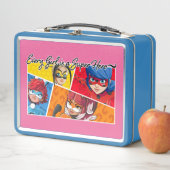 Jedes Mädchen ist ein Super-Held Metall Brotdose (Beispiel)