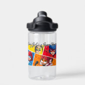 Jedes Mädchen ist ein Super-Held Trinkflasche (Rückseite)