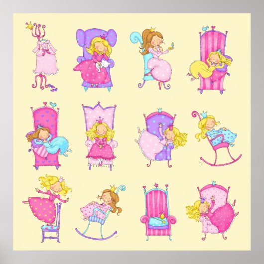 Jedes Mädchen ist eine Prinzessin Poster (Vorne)