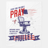 Jedes Mal, wenn du nicht Funny Patriotic Blanket b Fleecedecke (Vorderseite)