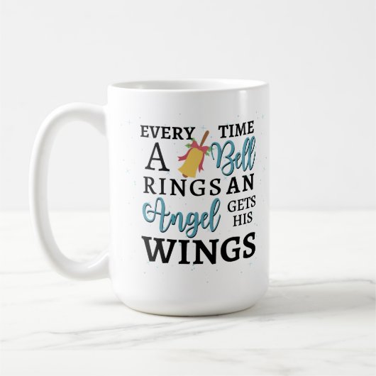 Jedes Mal, wenn ein Glockenschlag Tasse (Links)