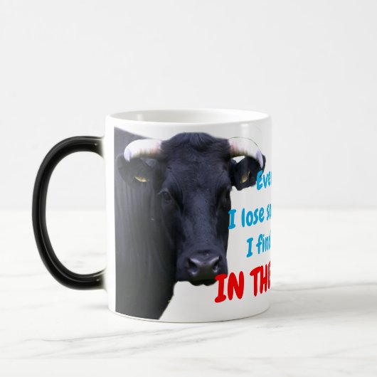 Jedes Mal, wenn ich abnehme, finde ich es im Kühls Verwandlungstasse (Links)