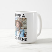 Jedes Mal, wenn ich ausgehe, habe ich ein Foto mit Kaffeetasse (VorderseiteRechts)