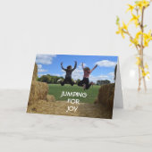 JEDES MAL, WENN ICH EIN JAHR ALTER WERDE - DU MACH KARTE (Gelbe Blume)