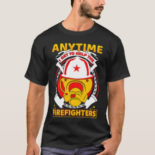 Jedes Mal, wenn ich Feuerwehrmann helfen darf Gesc T-Shirt