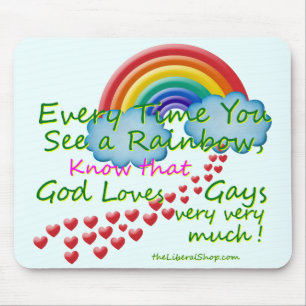 Jedes Mal, wenn Sie ein Regenbogen-Mauspad sehen Mousepad