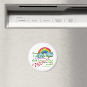 Jedes Mal wenn Sie einen Regenbogen sehen Magnet (In Situ (Geschirrspüler))