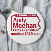 JEDES MEEHAN FÜR CONGRESS REPUBLI-CAN! LOGO BUTTON (Beispiel)