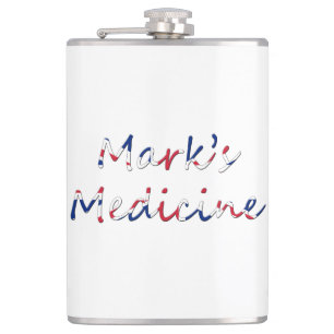 Jedes Name's Medicine überlagerte sich auf Union  Flachmann