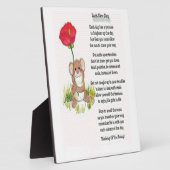 Jedes neue Gedicht Plaque Fotoplatte (Seite)