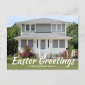 Jedes neue Zuhause-Foto für TextOstern Ankündigungspostkarte (Vorderseite)