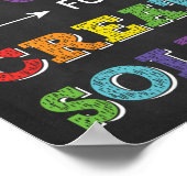 Jedes Problem ist eine Chance, Wachstum Mindset Poster (Ecke)