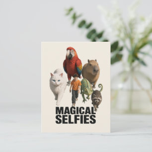 Jedes Selfie ist eine magische Begegnung Postkarte